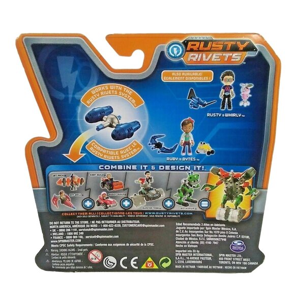 Nickelodeon Rusty Rivets Build Me Rivet System Spin Master Rusty and Crush - Picture 3 of 3